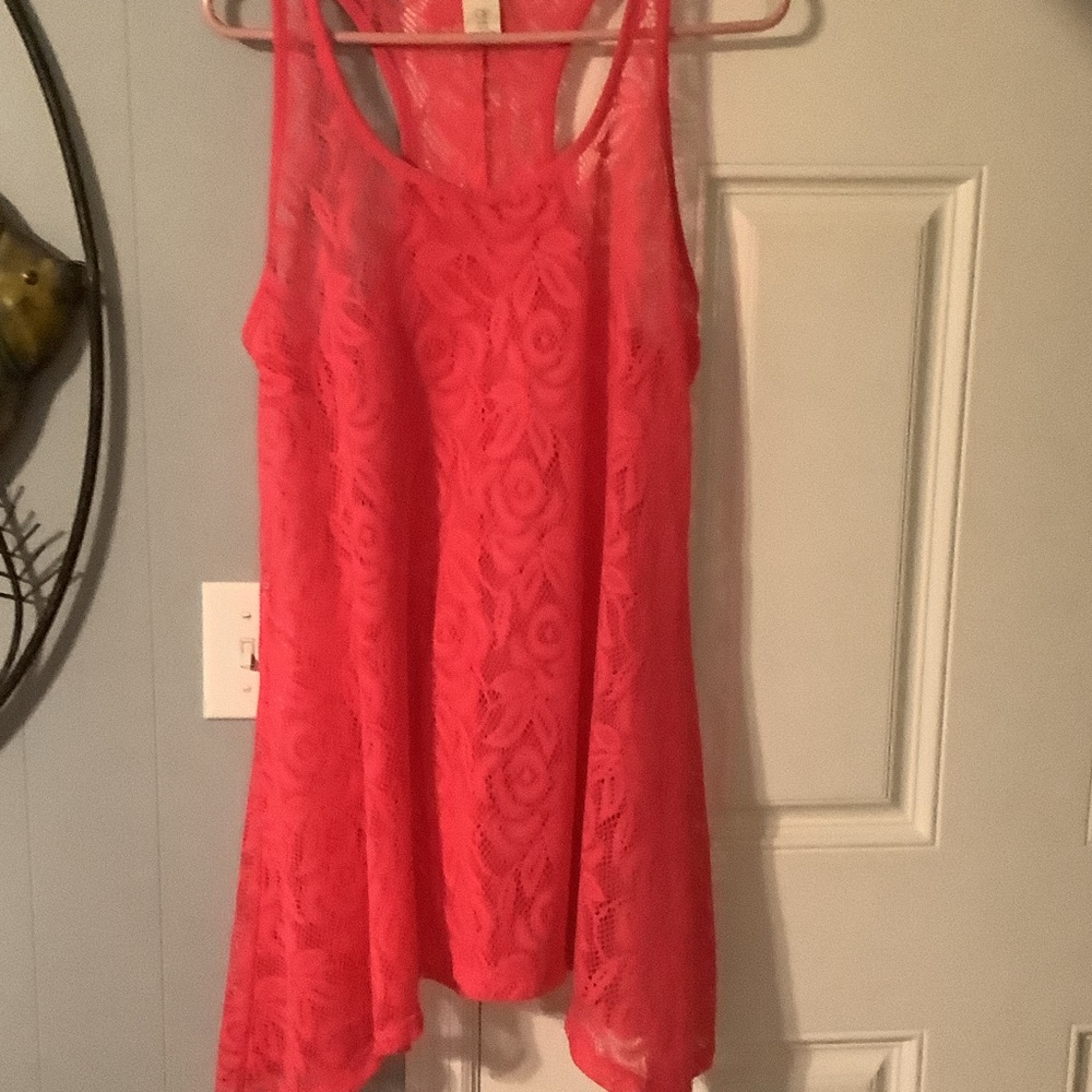 OP‎ Coral Lace Swim Coverup